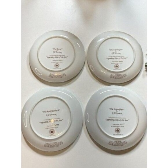 VTG Royal Cornwall Legendary Ships of the Seas Plate Collections By Estrehan 9" - Picture 10 of 16